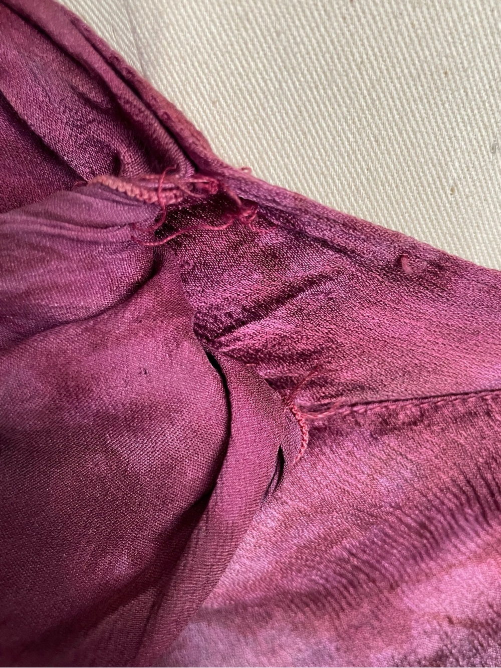 Momo Falana NYC Pink hand dyed silk halter tie waist midi dress designer XS/S - Picture 15 of 16